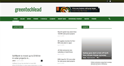 Desktop Screenshot of greentechlead.com